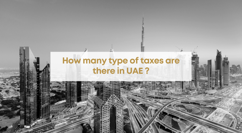 How many type of taxes are there in UAE ?